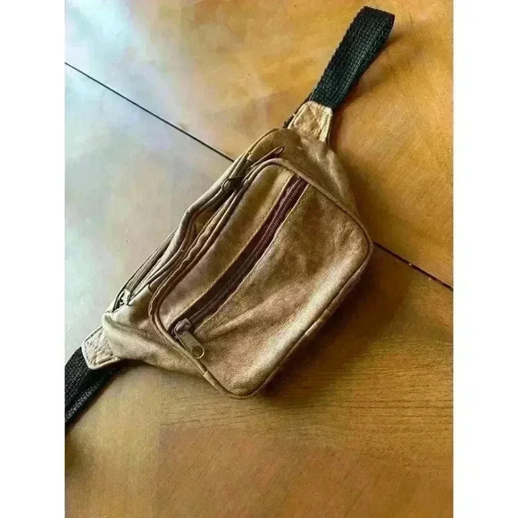 Vintage genuine leather fanny pack in excellent condition - Picture 9 of 11